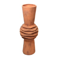 Wazon ceramiczny terakota Kwiat Miedziany Rudy 49cm